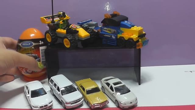 Lego cars and Kinder Surprise смотреть онлайн