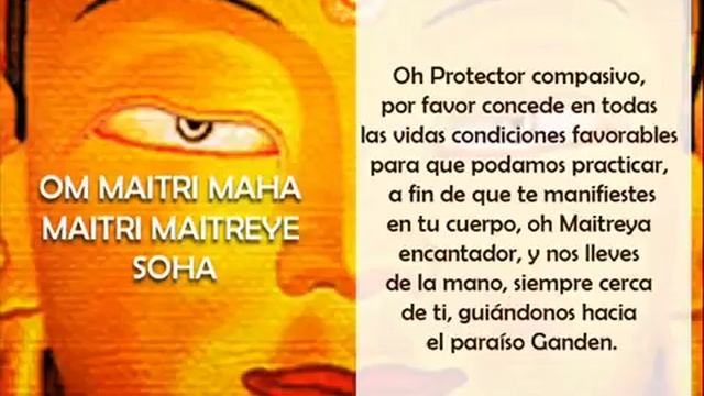 MANTRA A BUDA MAITREYA 54 repeticiones Juan Chía смотреть онлайн