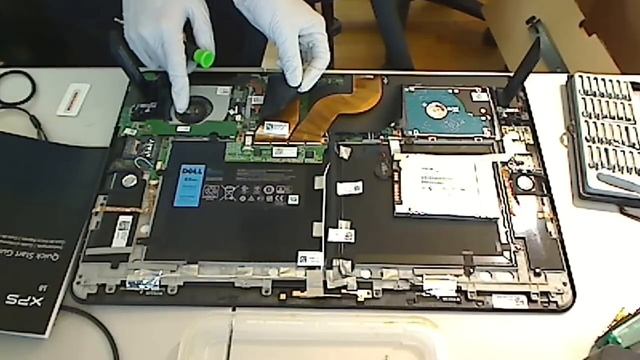 Inside look Dell XPS 18 in Portable All-in-One Tablet hard drive replacement memory ram upgrade смотреть онлайн