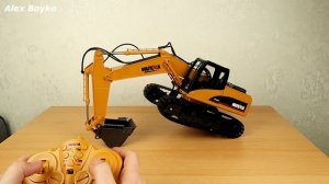 Черпаю вермишель! Экскаватор на управлении из Китая! HUINA 1550 alex boyko