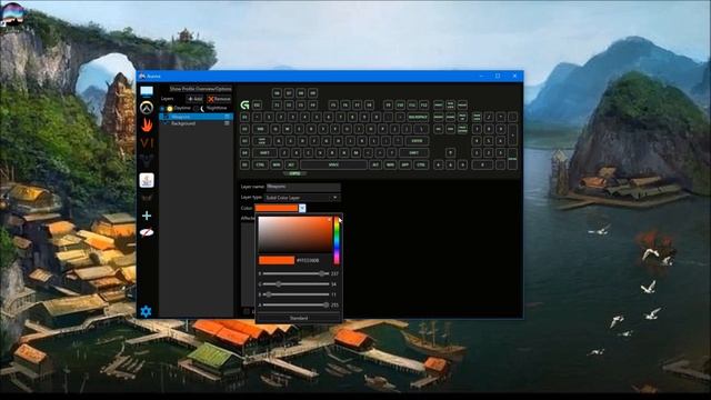 RGB Keyboard profile tutorial for Aurora смотреть онлайн