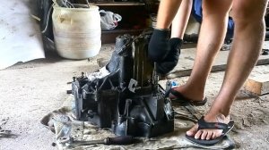 Разборка КПП NISSAN Almera N15 2.0D