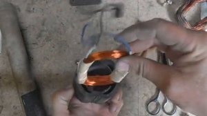 Перемотка статора болгарки 180й