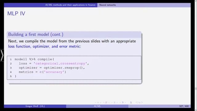 AI & ML in Finance - Lecture - 29 - Multilayer Perceptron - Application смотреть онлайн