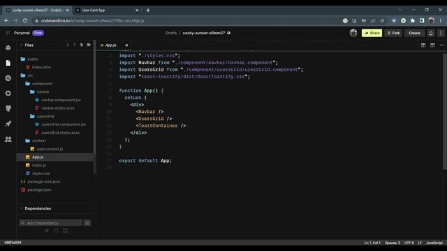 User Card Grid using React || LGMVIP || INTERNSHIP || TASK2 смотреть онлайн