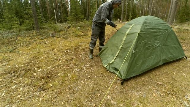 Outventure Orion 2. Двухместная палатка. Обзор палатки смотреть онлайн