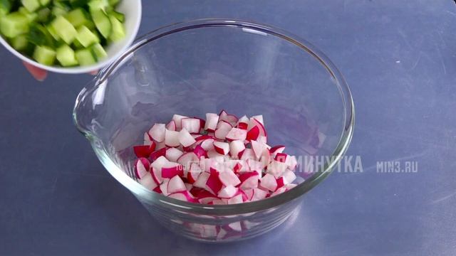 Наконец-то пришло время для ЭТОГО салата! САЛАТ с редисом и огурцами! смотреть онлайн