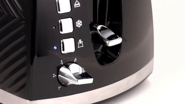 Groove 2 Slice Toaster - Black 360° RHT722BLK - Russell Hobbs смотреть онлайн