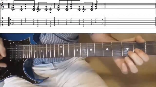 How to play AC\DC's Rising Power on guitar (w\tabs) смотреть онлайн