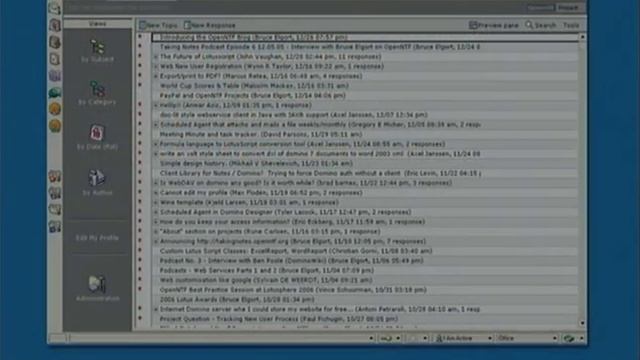 Lotusphere 2006 - How OpenNTF Open Source Solutions Can Save You Time, Money and Your Hair смотреть онлайн