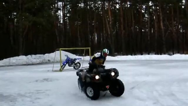 Yamaha WR400f vs Stels ATV700H смотреть онлайн