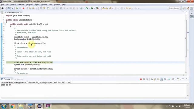 How to use now methods of Java 8 LocalDate Class to get the current date? | Java 8 Date and Time смотреть онлайн