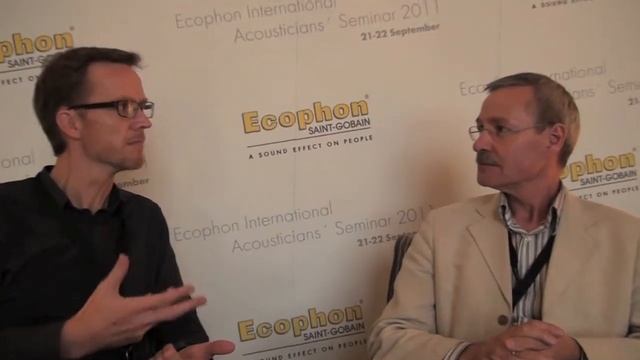 Interview with Claus Møller Petersen - Ecophon International Acousticians' Seminar 2011 смотреть онлайн