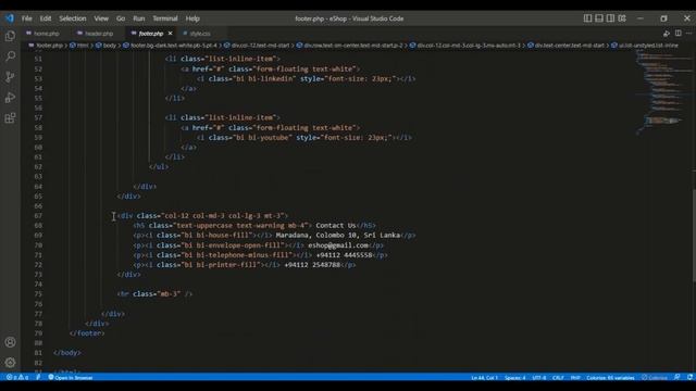 eShop 06 | Design a dynamic responsive Home page Using HTML, CSS, JS, Bootstrap. смотреть онлайн