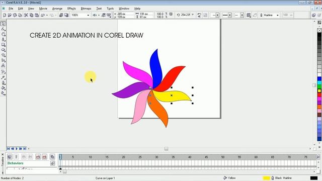 How to create GIF in coreldraw software | create 2d animation | create design | #drawingskillraj смотреть онлайн