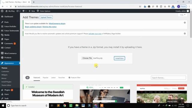 Install WordPress themes and plugins 2020 смотреть онлайн