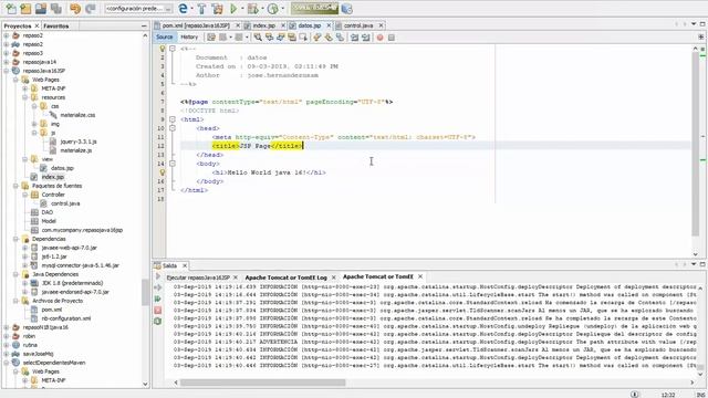 CRUD Parte 1 Maven, JSP,JSTL, JDBC, DAO, MySQL y Materialize CSS смотреть онлайн