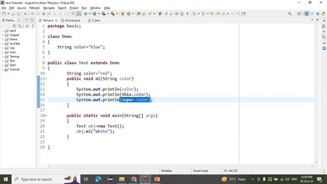 JAVA Tutorial 17 - Java's 'super' Keyword Explained: Unlock the Power of Parent Classes смотреть онлайн