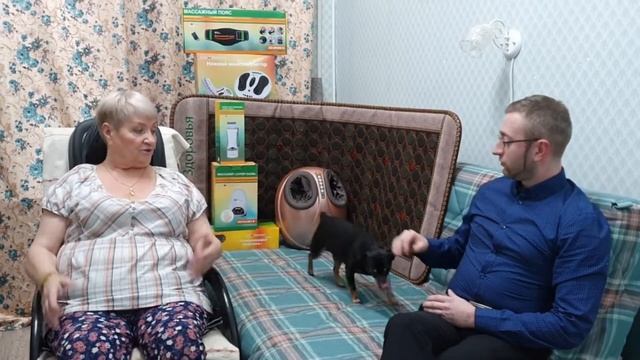 Массажная накидка и много оборудования дома. Клиент фанат Дом Здоровья.