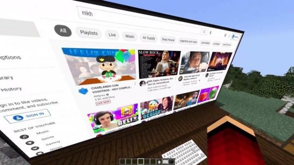 ? Como ver YOUTUBE en MINECRAFT + MINEPAD ? Web displays Mod 1.12.2