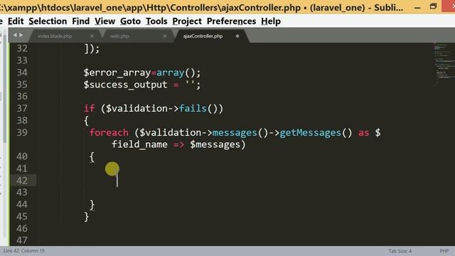 How to Insert Data using Ajax in Laravel with Datatables смотреть онлайн