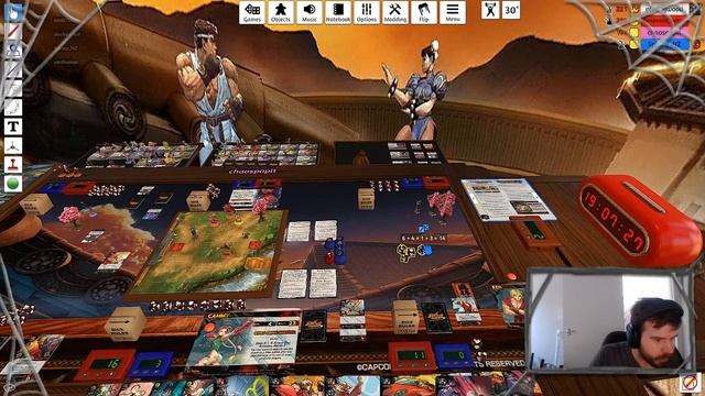 StreetFighter: the Miniatures Game. Boss Mode M. Bison (TableTop Simulator) смотреть онлайн