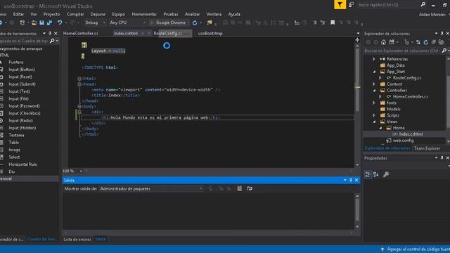 Instalación y Uso de Bootstrap con MVC en Visual C# смотреть онлайн