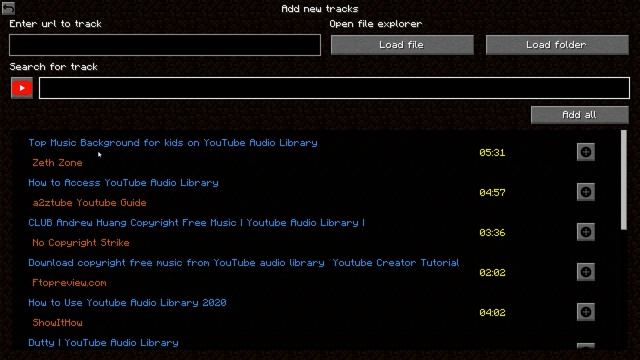 Minecraft 1.16.5 - Music Player mod смотреть онлайн