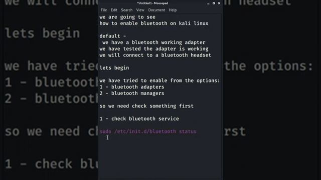 Kali Linux | How to enable Bluetooth Adapter in Kali linux or linux using Terminal | No Audio смотреть онлайн
