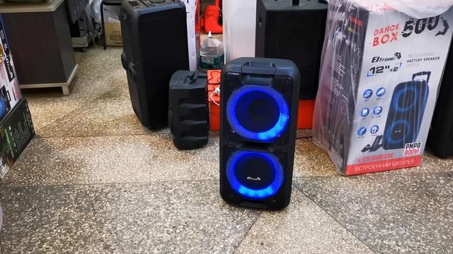 Мощная колонка с крутой подсветкой Dance Box 300 eltronic 1010 едет в Нововоронеж для Виталия смотреть онлайн