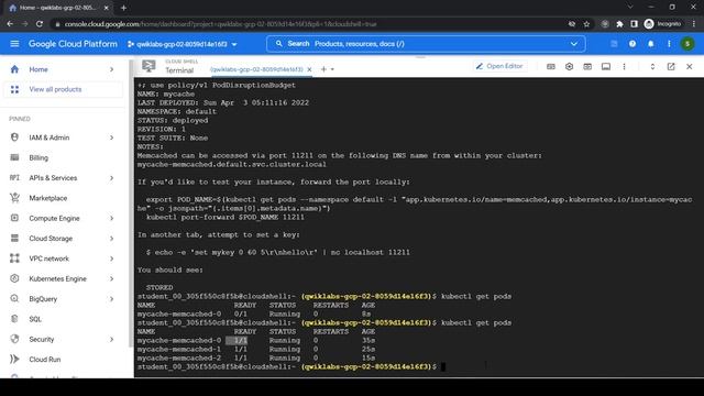 Deploying Memcached on Kubernetes Engine | GSP116 | Facilitator Program 22 | Step by Step Guide | смотреть онлайн