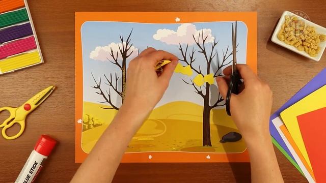 Времена года. Осень 6+ 10 Задание для детей "Липа и осина" смотреть онлайн