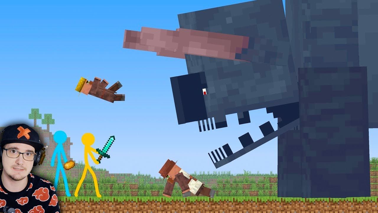 Анимация vs. МАЙНКРАФТ ► ТИТАН - Ep 23 ( Animation vs. Minecraft ) Titan Ravager | Реакция смотреть онлайн