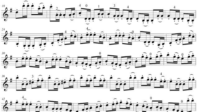 Franz Wohlfahrt - 60 Studies For Violin, Op. 45, No. 40