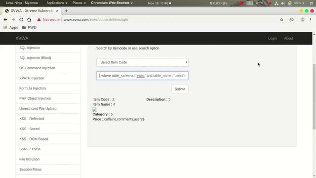 Hacking Username and Password of XVWA By Yin Thu смотреть онлайн