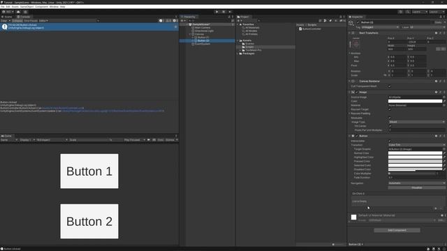 Unity Button OnClick vs AddListener смотреть онлайн