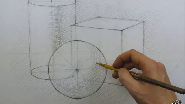 Композиция из геометрических фигур. Художник Лосев Георгий Евгеньевич смотреть онлайн