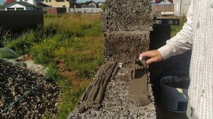 #1 Кладка арболита, нюансы, как кладут арболит, личный опыт? #арболитблок