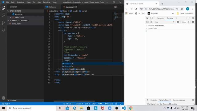 What's different about var vs let vs const in JavaScript | JavaScript Tutorial for Beginners смотреть онлайн