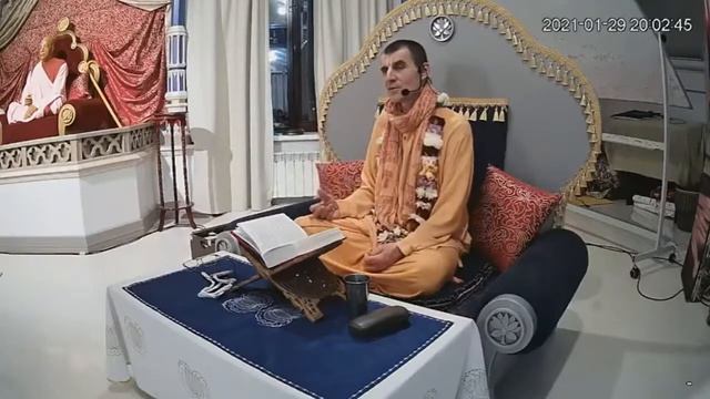 29.01.2021 г., лекция по "Бхагавад-гите", 18.68, Вальмики дас смотреть онлайн