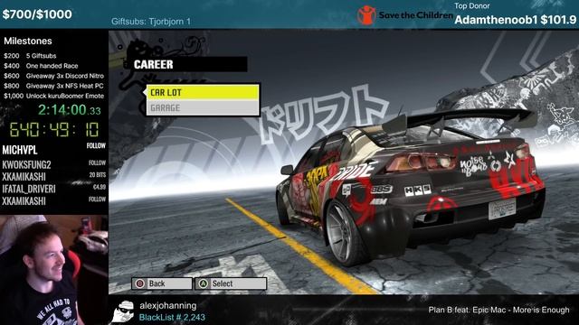 Racing for Save the Children! Charity Stream | NFS ProStreet смотреть онлайн