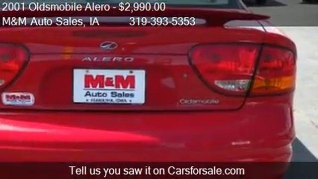 2001 Oldsmobile Alero GL2 coupe - for sale in Hiawatha, IA 5 смотреть онлайн