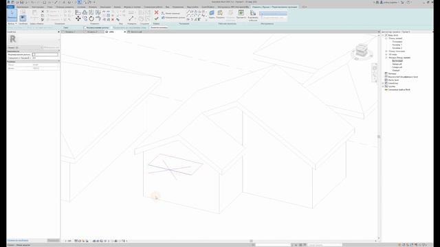 [lesson] Инструмент Крыша в Revit. Крыша по контуру, крыша выдавливанием смотреть онлайн
