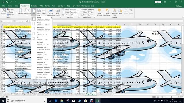 Top 20: Basic Excel Tips 2018 Lesson-1 смотреть онлайн