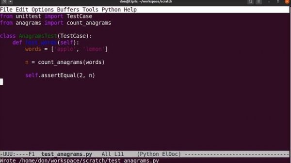 Live Coding in Python v4.2 (Emacs)