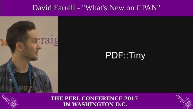 David Farrell - "What's New on CPAN" смотреть онлайн