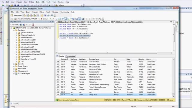 IS 549 - Final Project Data warehouse Adventure Works смотреть онлайн
