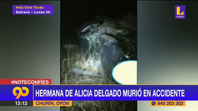 Cantante folclórica Clarisa Delgado murió en accidente vehicular en Churín смотреть онлайн