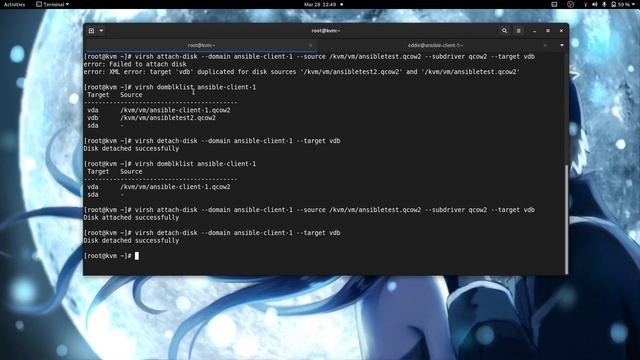 Add Storage to your KVM Linux Virtual Machine from the Command Line смотреть онлайн