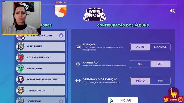LIVE! Gartic Phone com os inscritos! - parte 2 смотреть онлайн